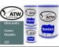 Preview: Mitsubishi, Green Metallic, QD: 500ml Lackdose + 500ml Klarlack + 250ml Härter - Set, von ATW Autoteile West.